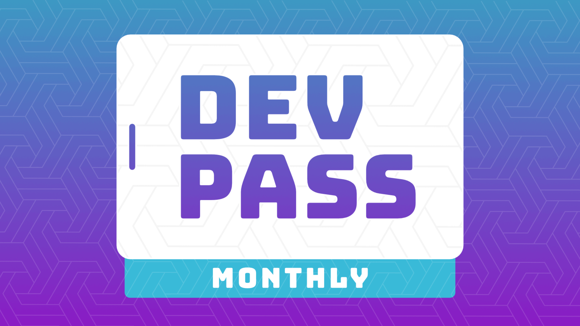 DevPass Monthly Subscription Overview Card